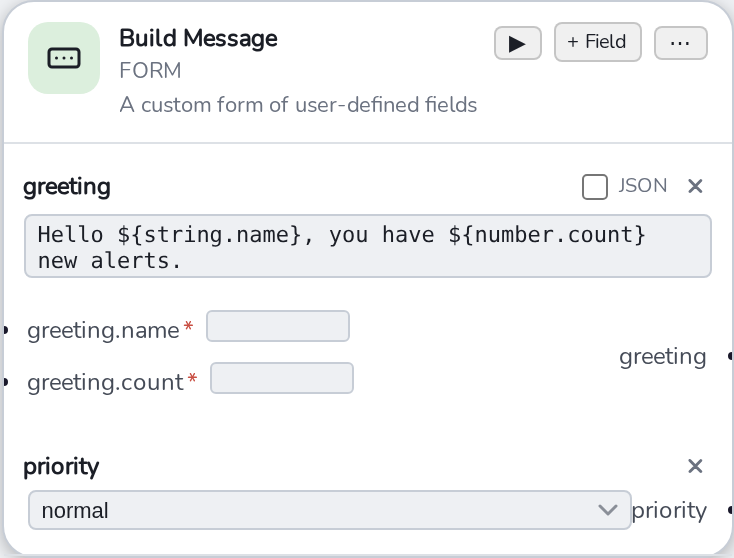 Every kind of node, first class